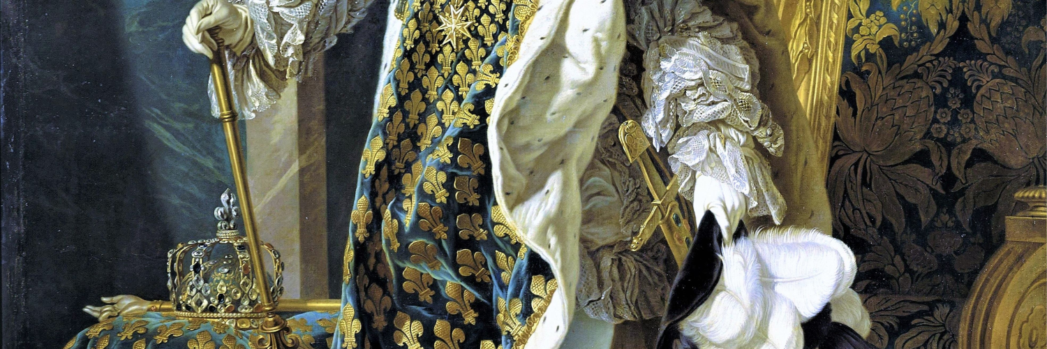 Portrait de Louis XV (1710-1774), en costume de sacre, (ca 1761-1764) Louis-Michel Van Loo (1707-1771)  Musée et Domaine National de Versailles et de Trianon