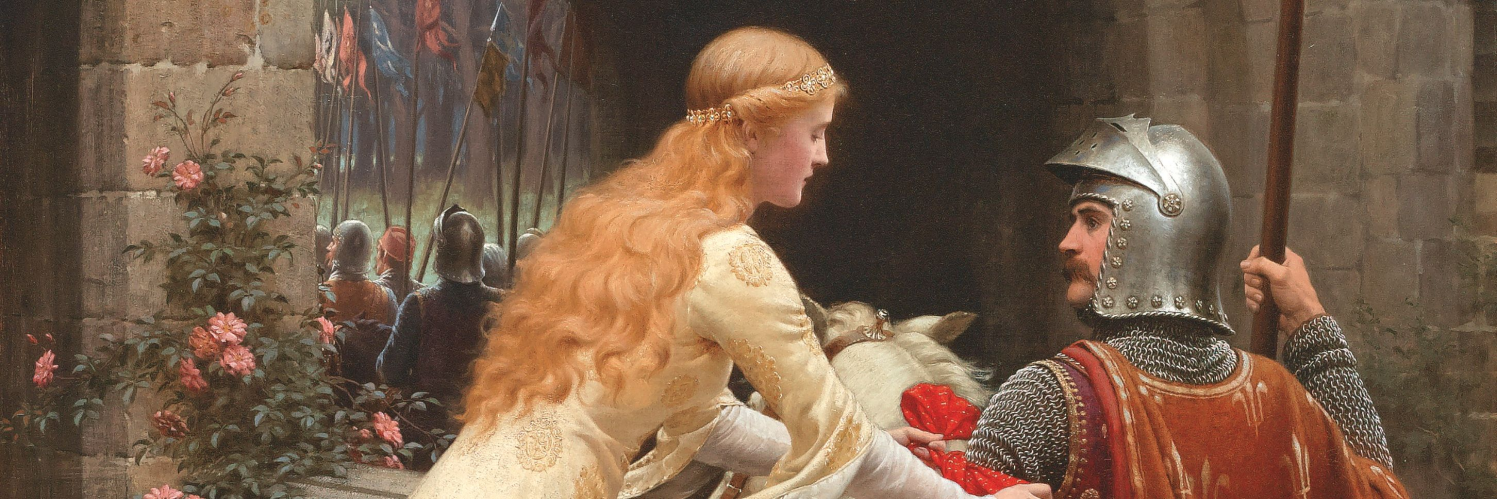 God protect you, by Edmund Blair Leighton, 1900