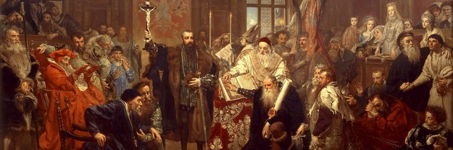 The Lublin Union of 1569 oil on canvas by Jan Matejko, 1869, Warsaw National Museum.