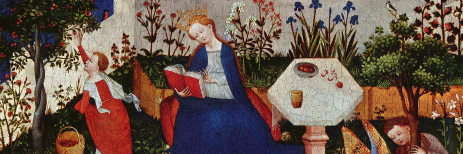 Paradise Garden, Upper Rhine Master, 15th century, Städel museum, Frankfurt