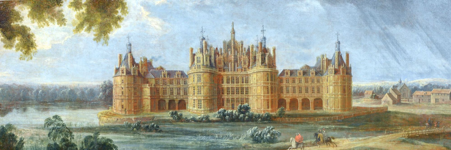 Château de Chambord, Pierre-Denis Martin, Return to the château in gusty weather