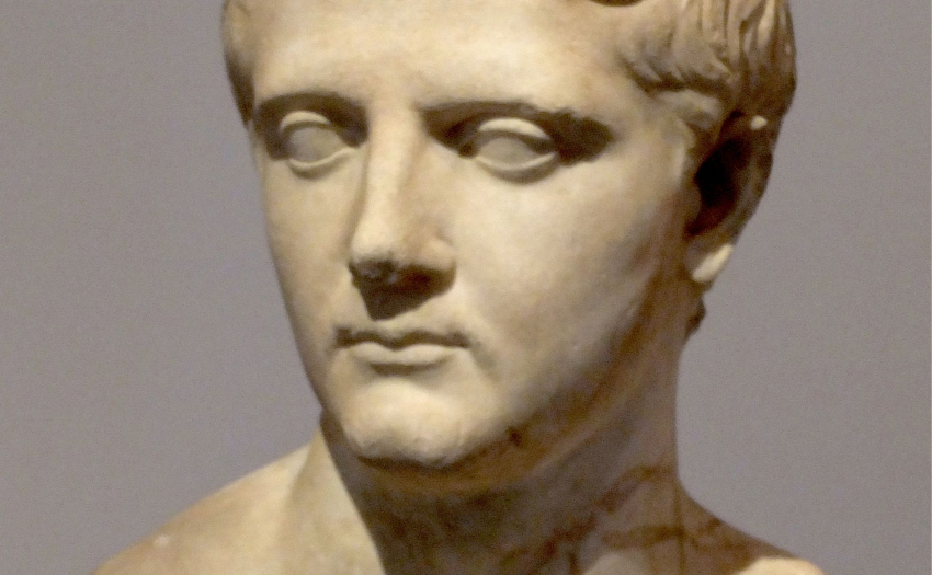 Bust of Nero Claudius Drusus (marble, Rome, first half of 1st century AD). Rome, Musei Capitolini, Palazzo Nuovo, inv. 355.
